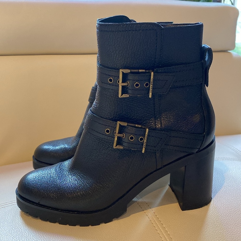 Cole Haan Foster Buckle Bootie Size 7.5 - Picture 6 of 16